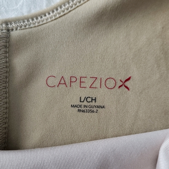 Capezio Girls Nude One Piece Bodysuit, Little Girls Size Large - Picture 3 of 10